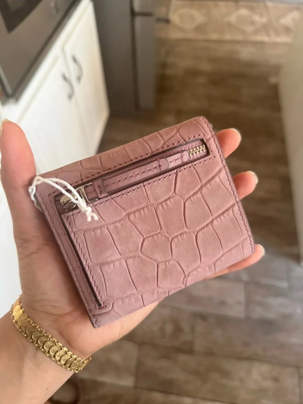 845!+ New Tory Burch THEA EMBOSSED SUEDE FLAP CROSSBODY & Matching Wallet